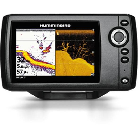 Sonar HELIX 5 DI G2 Dual Beam PLUS Humminbird - Hartă Detaliată, Pește Precis