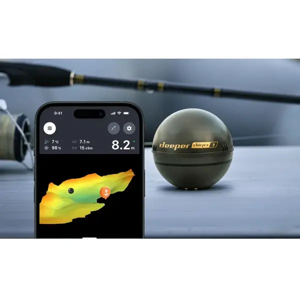 Sonar Smart CHIRP+ 3.0 Deeper - Scanare Detaliată, GPS Integrat - 2