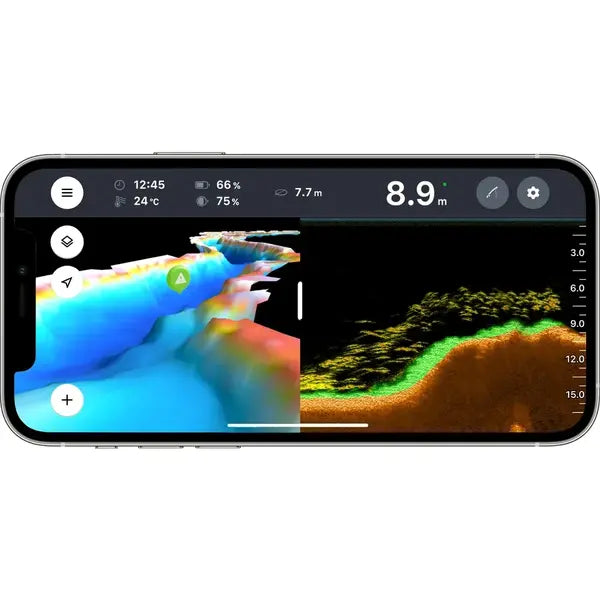 Sonar Smart CHIRP+ 3.0 Deeper - Scanare Detaliată, GPS Integrat - 3