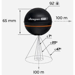 Sonar Smart Deeper PRO+ 2 - GPS Integrat, Conectivitate Wi-Fi - 5