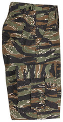 Șorturi US BDU Rip Stop Tiger Stripe MFH - Button Fly, 6 Buzunare