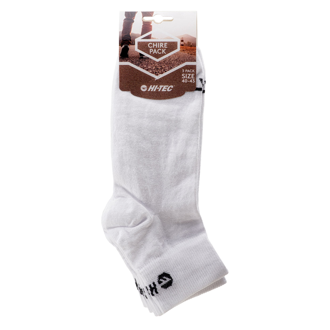 Șosete Bărbați CREW CHIRE PACK Hi-Tec - 3 Perechi, Bumbac Respirabil - 3