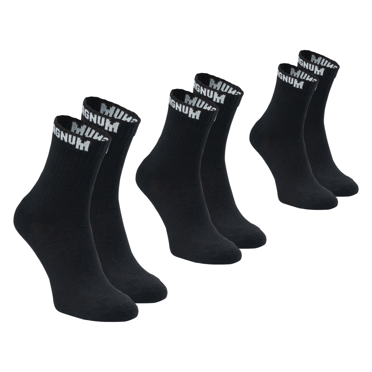 Șosete Echipaj Magnum Base Pack II - Confort și Rezistență, Set 3 Perechi - 1