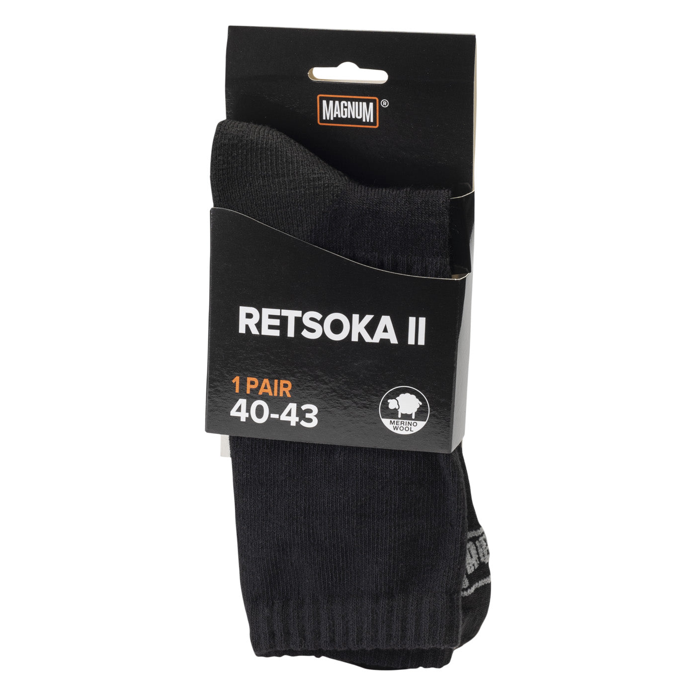 Șosete Echipaj MAGNUM RETSOKA II - Lână Merinos, Antibacteriene - 3