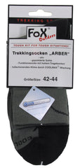 Șosete Trekking "Arber" Oliv FoxOutdoor - Talpă Căptușită, COOLMAX®
