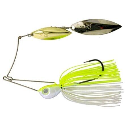 Spinnerbait Arm Lock Mustad - 7g Chart. White, Prindere Sigură