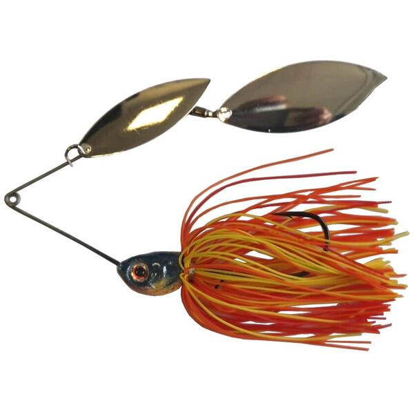 Spinnerbait Berti Gigant - Salcie/Orange/Roșu/Chart, 17g