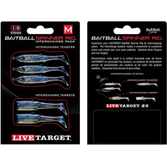Spinnerbait Minnow Rig Live Target - Atracție Imbatabilă, Blue/Silver