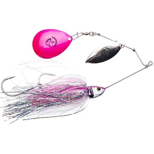 Spinnerbait XX Savage Gear - Vibrații Atractive, Culoare Pink Flash