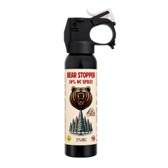 Spray anti-urs cu piper 200 ml Bear Stopper, 10% OC, 8m, pentru aparare impotriva ursilor, cainilor si a altor animale, pulverizare dispersie