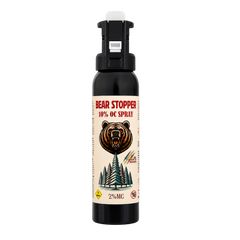Spray anti-urs cu piper 200 ml Bear Stopper, 10% OC, 8m, pentru aparare impotriva ursilor, cainilor si a altor animale, pulverizare dispersie