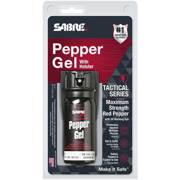 Spray Autoapărare SABRE Gel Piper - Compact, Rapid, Sigur - 1