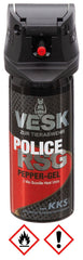 Spray de Apărare Pfeffer-Spray Gel 50ml RSG-Police - Rază 4-6m, 2M SHU