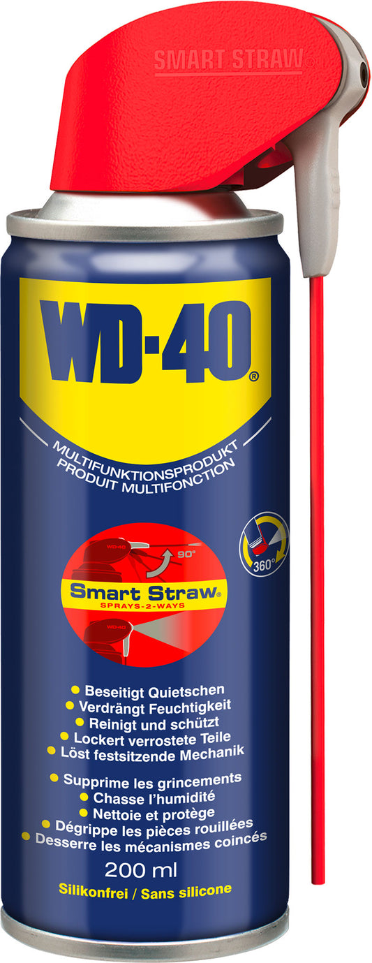 Spray Multifuncțional WD-40 Smart-Straw - Protecție și Curățare Moto