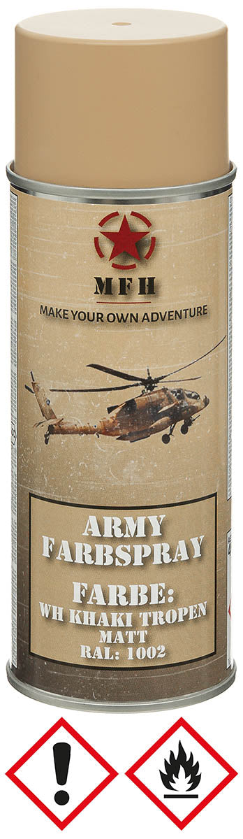 Spray vopsea Armata Khaki Tropen MFH - Mat, 400 ml
