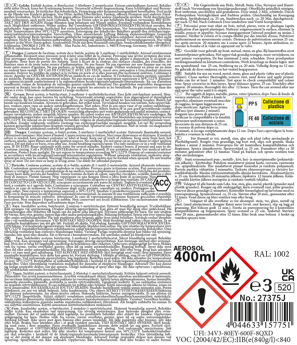 Spray vopsea Armata Khaki Tropen MFH - Mat, 400 ml