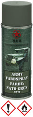 Spray Vopsea Army Verde OD Mat MFH - Uscare 20 min, Rezistent 80°C