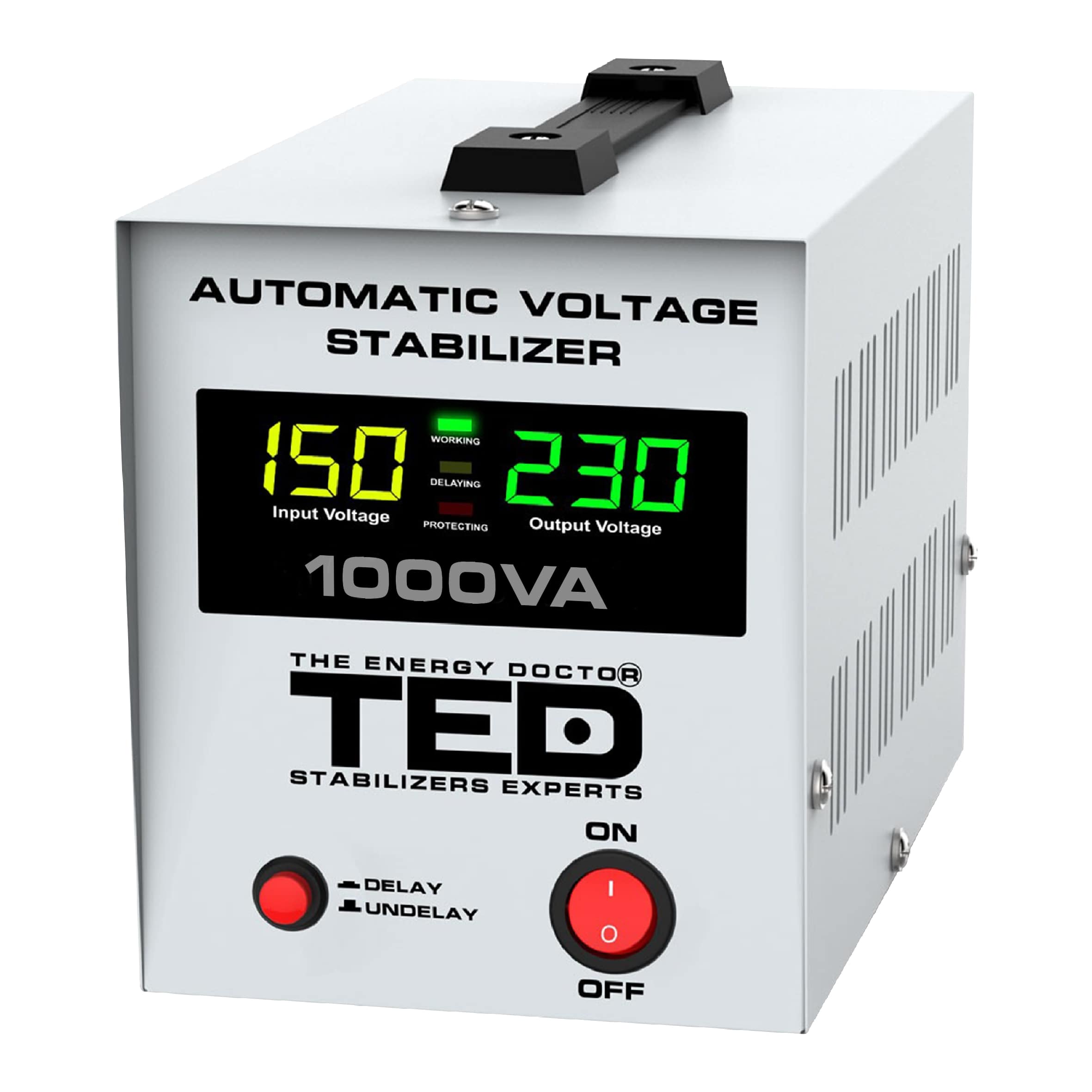 Stabilizator Retea 1000VA AVR LCD TED Electric - Protectie Completa - 2