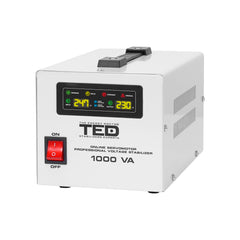Stabilizator Retea 1000VA AVR LCD TED Electric - Protectie Completa - 9