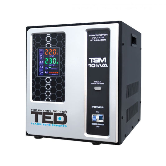 Stabilizator Retea 10kVA TED Electric - Servomotor, Monofazat TSM - 1