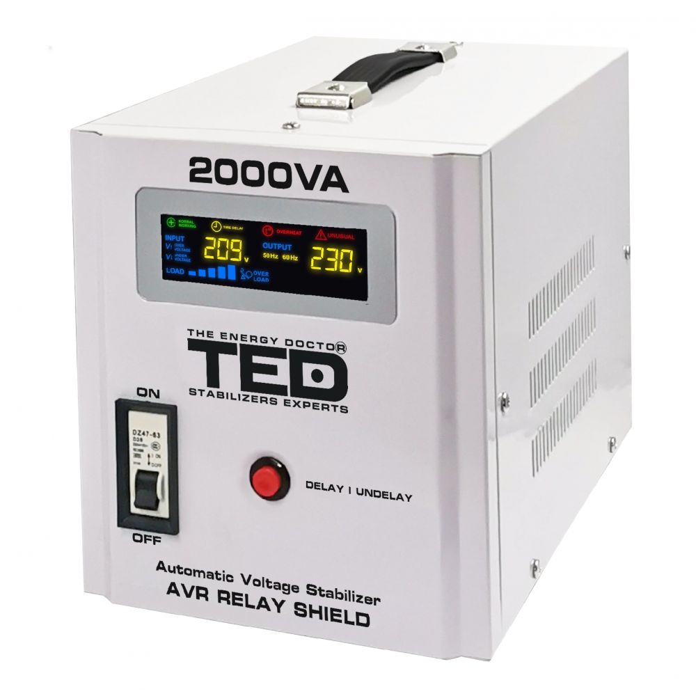 Stabilizator Rețea 2000VA Maxim - AVR RT Series TED Electric, Monofazat - 1