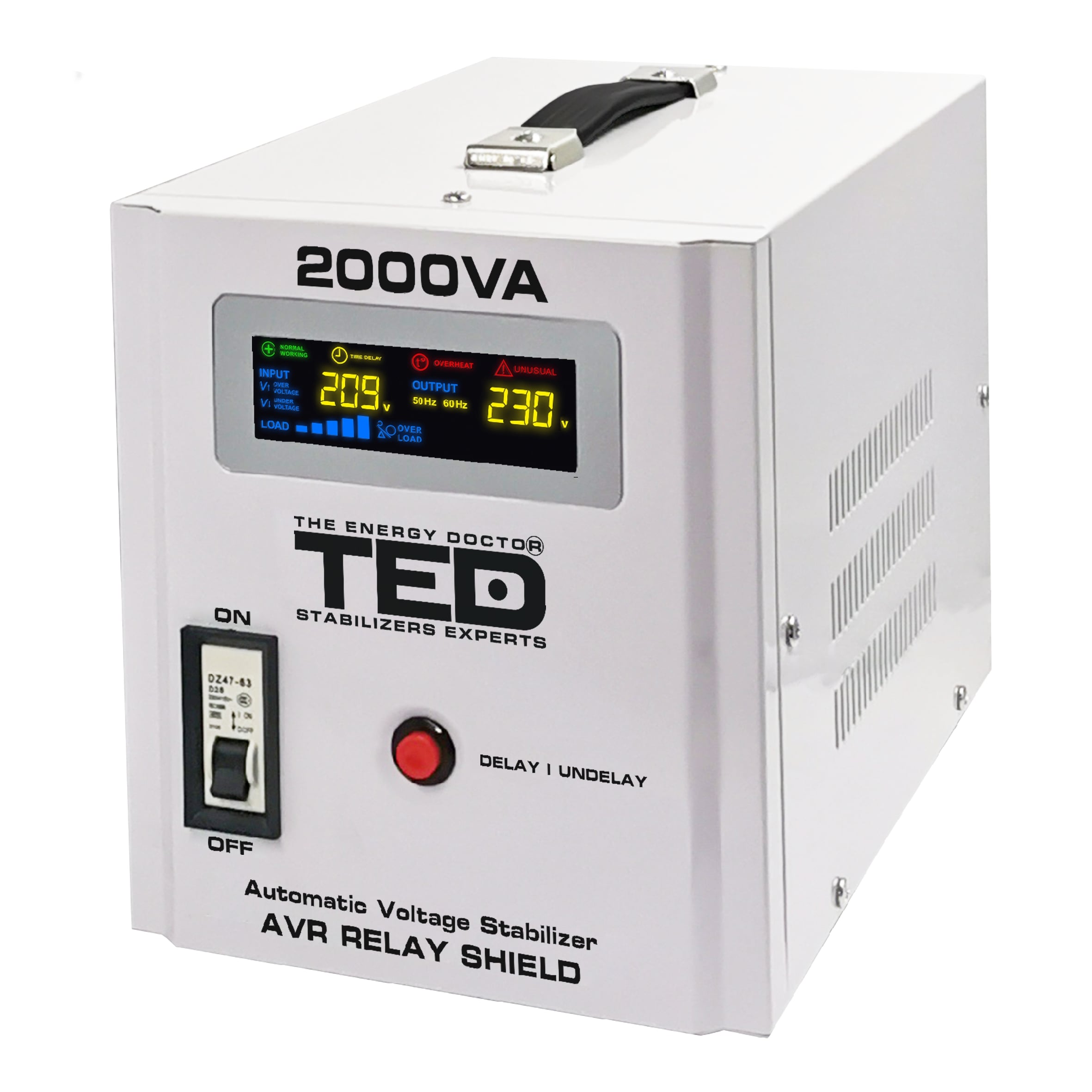 Stabilizator Rețea 2000VA Maxim - AVR RT Series TED Electric, Monofazat - 2