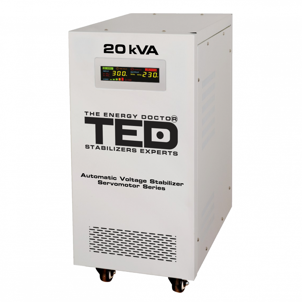Stabilizator Retea 20kVA SVC Monofazat TED Electric - Protectie Avansata - 2
