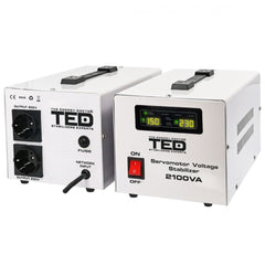 Stabilizator Retea 2100VA SVC TED Electric - Servomotor, Monofazat - 3