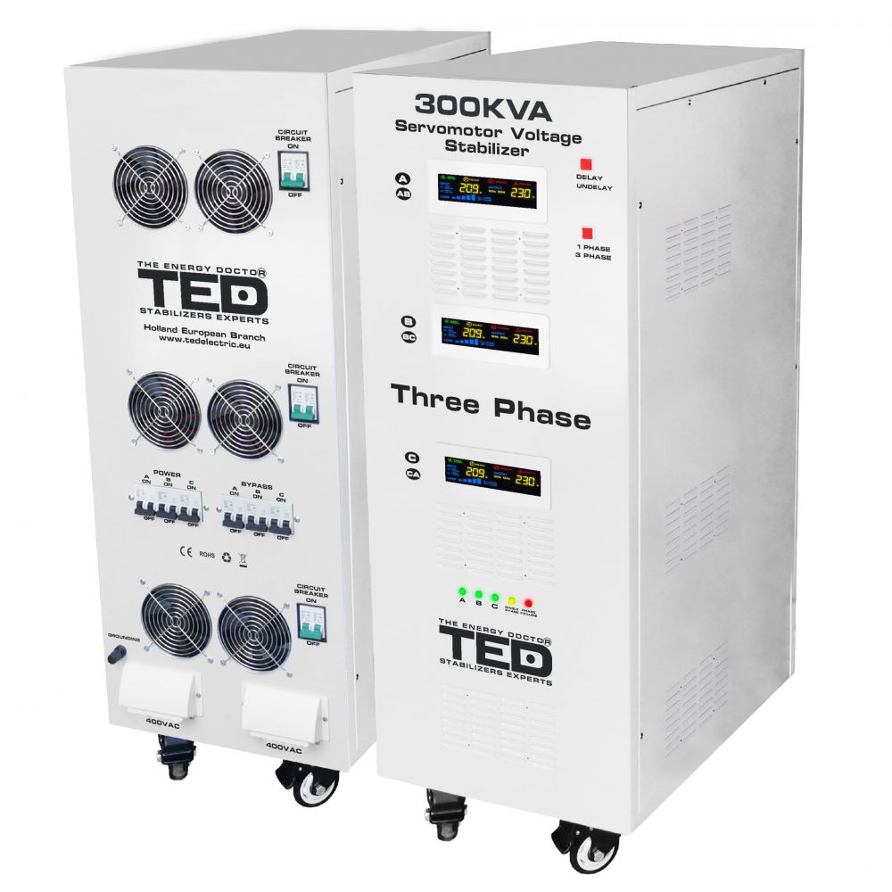 Stabilizator Retea 62kVA TED Electric - Trifazat cu Servomotor - 5