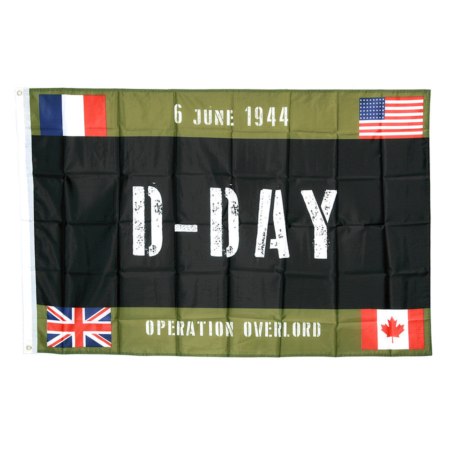 Steag D-Day Countries Diversen - Omagiu Istoric și Putere Simbolică