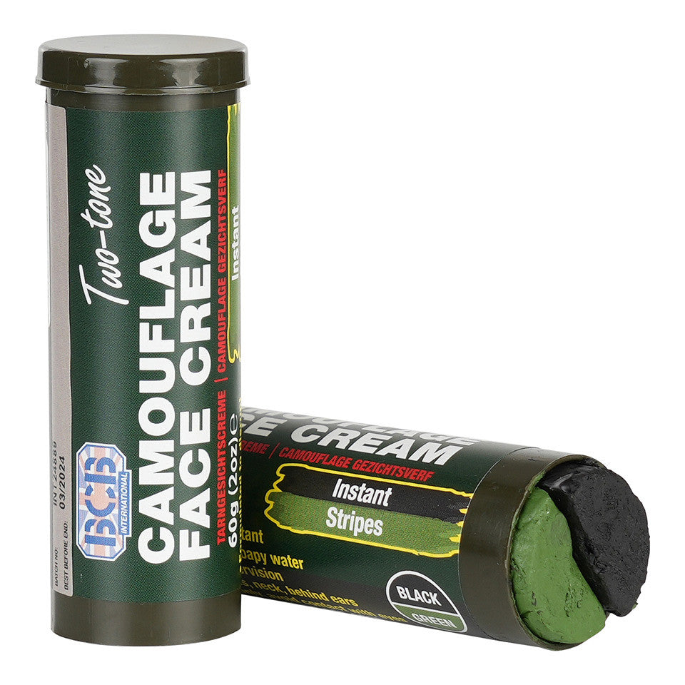 Stick Camuflaj BCB camo stick 60 gr. Negru/Verde - Invizibilitate Tactică Superiorară