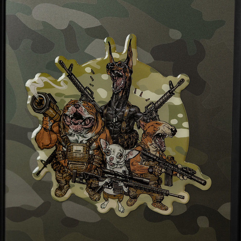 Sticker 3D REX Team M-Tac - Echipa de Asalt Color