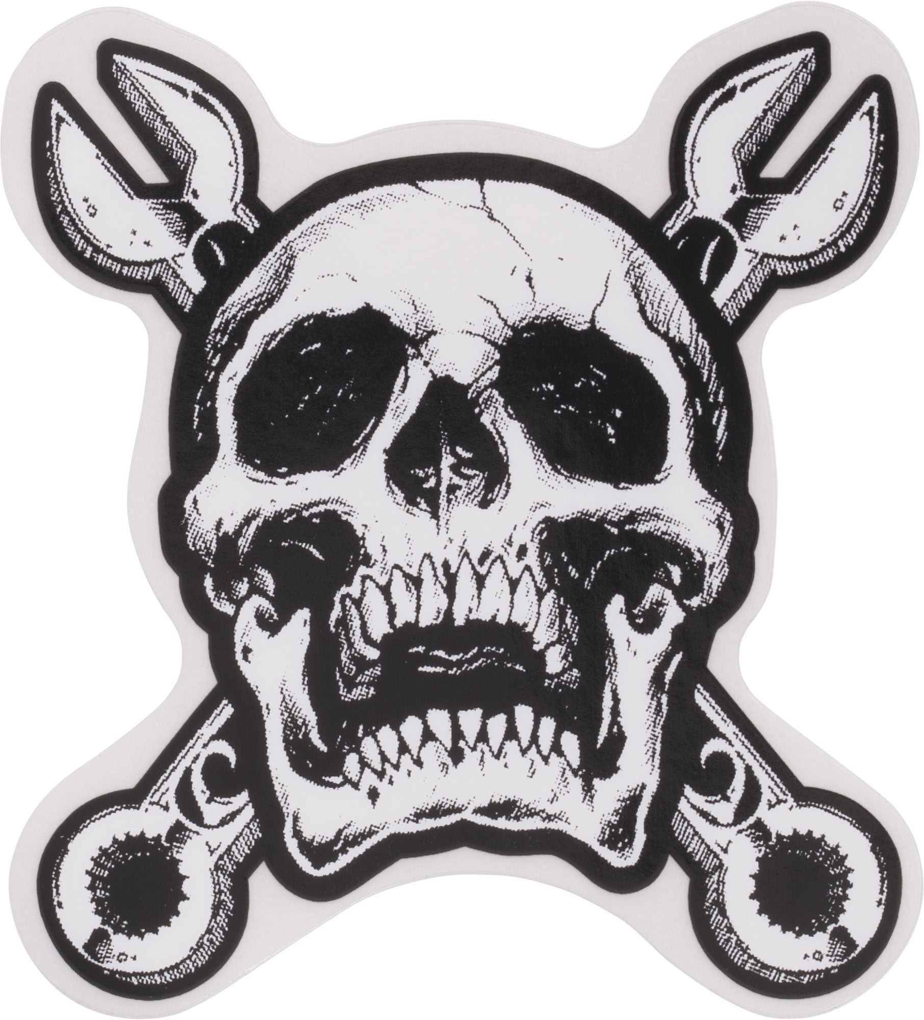 Sticker Craniu/Cheie Fixă Lethal Threat - Personalizare Moto