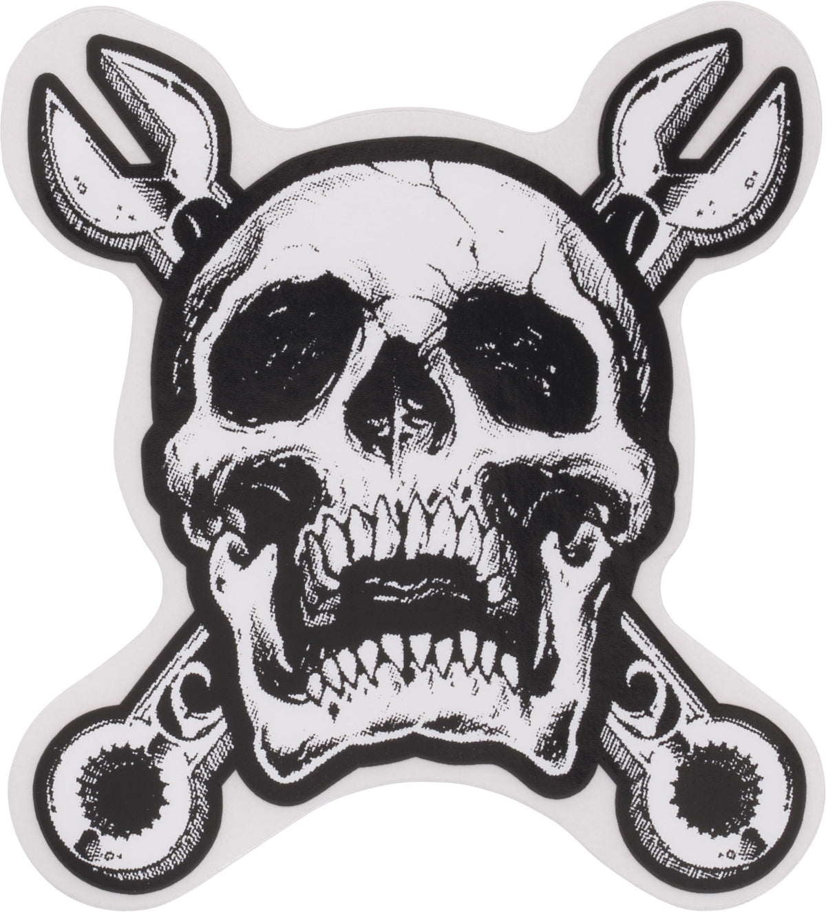 Sticker Craniu/Cheie Fixă Lethal Threat - Personalizare Moto