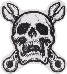Sticker Craniu/Cheie Fixă Lethal Threat - Personalizare Moto