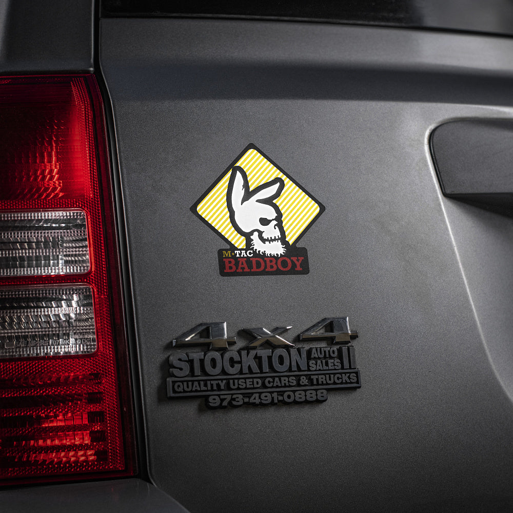 Sticker Decorativ Bad Boy M-Tac - Craniu cu Urechi de Iepure Negru
