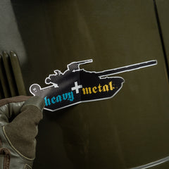 Sticker M-Tac Heavy Metal Black - Suport pentru Eroii Ucrainei