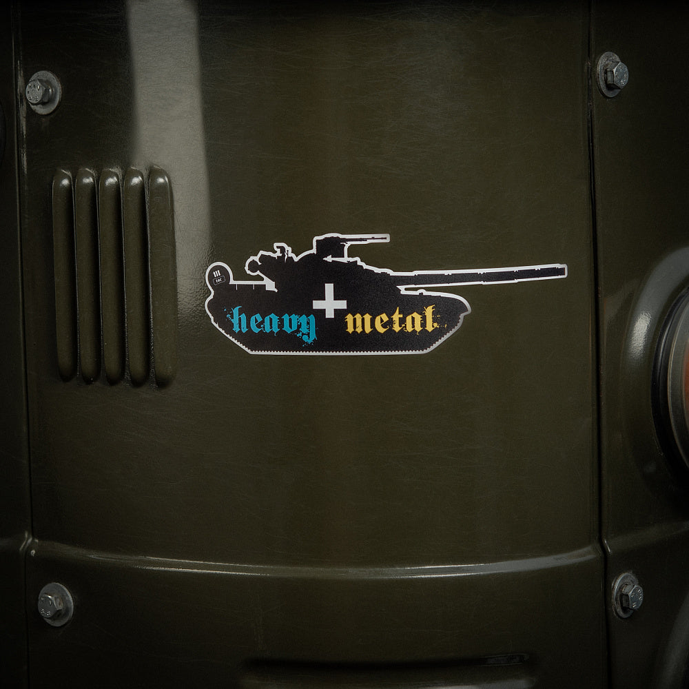 Sticker M-Tac Heavy Metal Black - Suport pentru Eroii Ucrainei