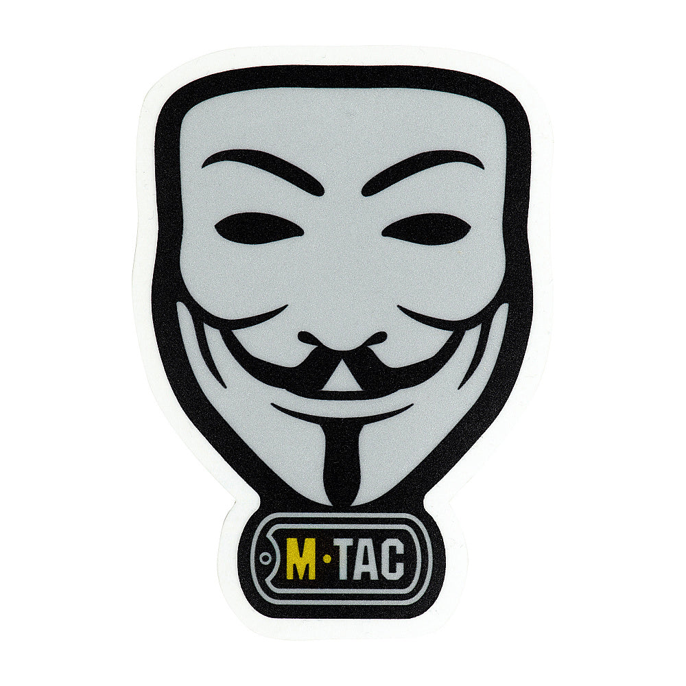 Sticker Reflectorizant Anonymous M-Tac - Negru