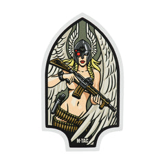Sticker Valkyrie M-Tac - Negru, Pentru Echipament Tactic