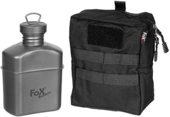 Sticlă de Apă Titan 1L cu Husă FoxOutdoor - Ultraușoară, Prindere Molle