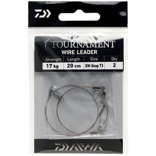 Strună Metalică TN Wire Leader Daiwa - Rezistență 12kg, 30cm, 2buc/pl