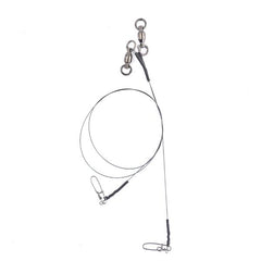 Strună Wolfram Mustad 20cm/20LB - Rezistență la Dinți, 3 Bucăți