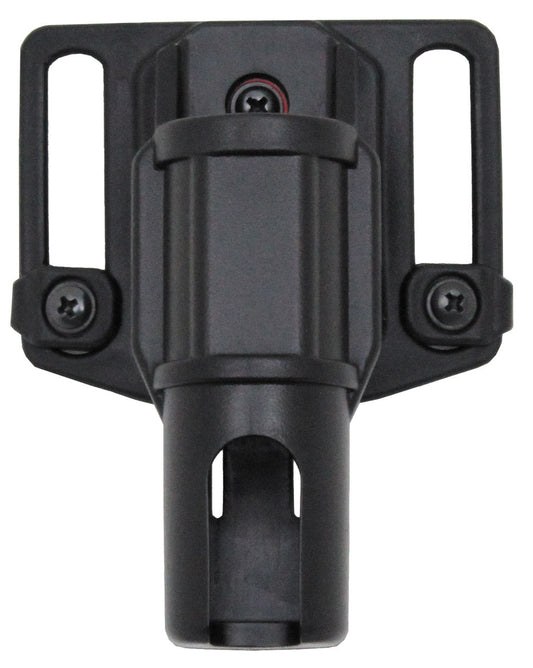 Suport Baston 9,5cm Rotativ Negru MFH - Fixare centură 5.5cm, Rotativ 360°