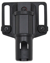 Suport Baston 9,5cm Rotativ Negru MFH - Fixare centură 5.5cm, Rotativ 360°