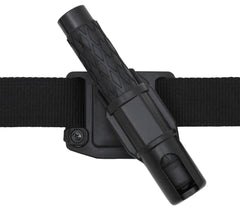 Suport Baston 9,5cm Rotativ Negru MFH - Fixare centură 5.5cm, Rotativ 360°