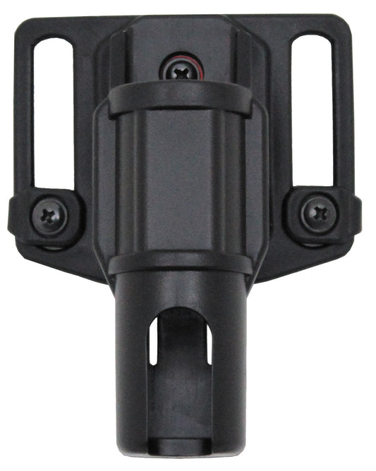 Suport Baston 9,5cm Rotativ Negru MFH - Fixare centură 5.5cm, Rotativ 360°