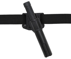 Suport baston Schlagstockhalter Negru MFH - Rotire 360°, Fixare 5.5cm