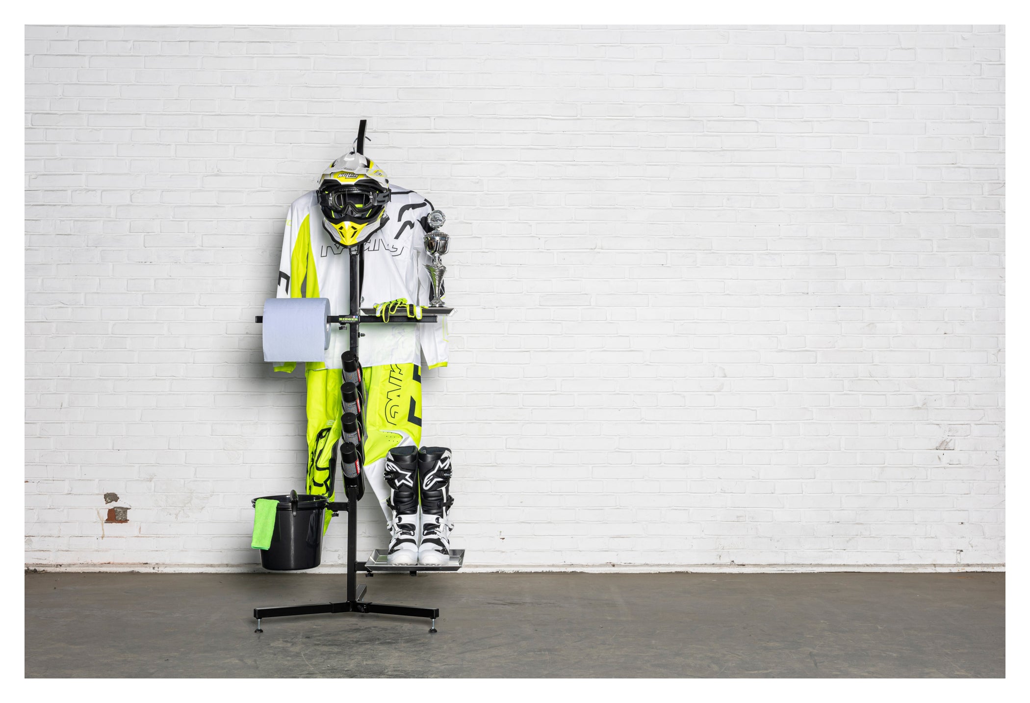 Suport Echipament Moto Rieger Rennsport Garderobe - Organizare Completă