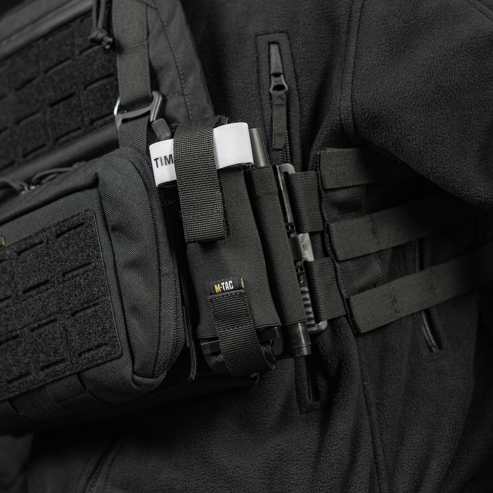 Suport Elastic Garou Gen.III M-Tac - Negru, Acces Rapid